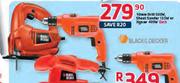 Black Decker 10mm Drill 500W,Sheet Sander 135W Or Jigsaw 400W-Each