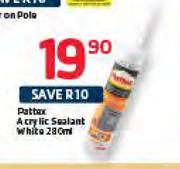 Pattex Acrylic Sealant White-280ml