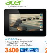 Acer 8" 3G Tablet (A1-811)