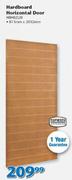 Swartland Hardboard Horizontal Door-813mm x 2032mm