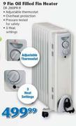 9 Fin Oil Filled Fin Heater