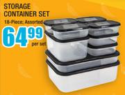 18-Piece Assorted Storage Container Set 