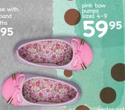 Pink Bow Pumpes