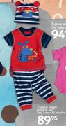 3-Piece Puppy Playsuit Tiny Baby Set
