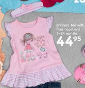 Princess Tee With Free Headband