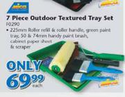 Mica 7 Piece Outdoor Textured Tray set F0290
