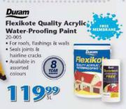 Duram 5L Flexikote Quality Acrylic Water-Proofing Paint