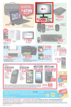 Pick N Pay Hypermarket : Big Deals (22 Jul - 3 Aug 2014), page 7
