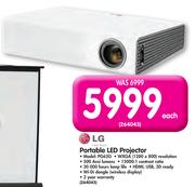 LG Portable LED Projector PG62G