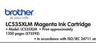 Brother Magenta Ink Cartridge LC535XLM