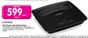Linksys Wi-Fi Router With ADSL Modem X1000