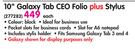 iLuv 10" Galaxy Tab CEO Folio+Stylus