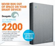 Seagate 2.5" 1TB Wireless Plus Drive