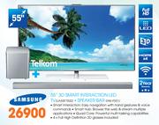 Samsung 3D Smart Interaction LED TV-55"(UA55F7500) + Speaker Bar(HW-F551)