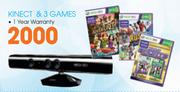 Kinect & 3 Games