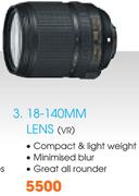 Nikon 18-140MM Lens(VR)