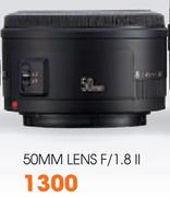 Canon 50mm Lens F/1.8 II