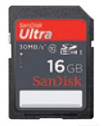 Sandisk SD 16GB Ultra 30MBS