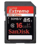 Sandisk 64GB SDHC Extreme 30MBS