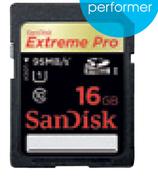Sandisk 16GB SDHC Extreme Pro 95MBS