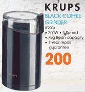 Krups Black Coffee Grinder(F203)-Each