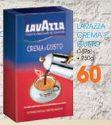 Lavazza Crema E Gusto(3876)-250g Each