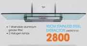 Whirlpool 90Cm Stainless Steel Extractor(AKR9791X)-Each