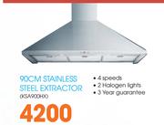 Smeg 90Cm Stainless Steel Extractor(KSA900HX)