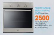Whirlpool Stainless Steel Eye Level Oven-60cm(AKP560IX)