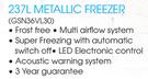 Bosch 237L Metallic Freezer(GSN36VL30)-Each