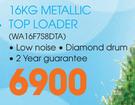 Samsung 16Kg Metallic Top Loader (WA16F7S8DTA)-Each