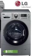 LG 9kg Silver Tumble Dryer (RC9041C3Z)-Each