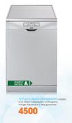 Smeg 12 Place Silver Dishwasher-LVS65SSA