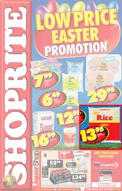 Shoprite Western Cape : Low Price Easter Promotion (11 Mar - 17 Mar 2013), page 1