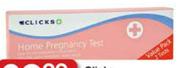 Clicks Home Pregnancy Test Single Pack