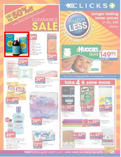 Clicks Month End Essentials, page 1