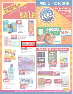 Clicks Month End Essentials, page 1