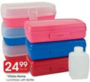 Clicks Home Lunch box With Bottle
