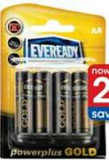 Eveready Powerplus Gold AA Batteries-8 Pack