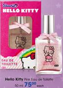 Hello Kitty Pink Eau De Toilette-50ml Each