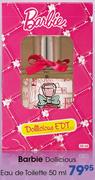 Barbie Dollicious Eau Toilette-50ml Each