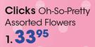 Clicks Oh-So-Pretty Assorted Flowers-Each