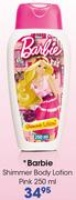 Barbie Shimmer Body Lotion Pink-250Ml