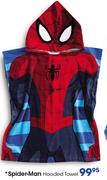Spider-Man Hooded Towel-Each