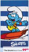 The Smurfs Beach Towel