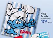 The Smurfs Facecloths-Each