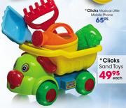 Clicks Sand Toys-Each
