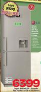 LG Silver Water On Tap Bottom Freezer Fridge-315Ltr(GRF429BLQK)