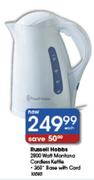 Russell Hobbs 2900 Watt Montana Cordless Kettle-Each
