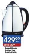 Russell Hobbs Stainless Steel Quiet Boil Kettle-Each